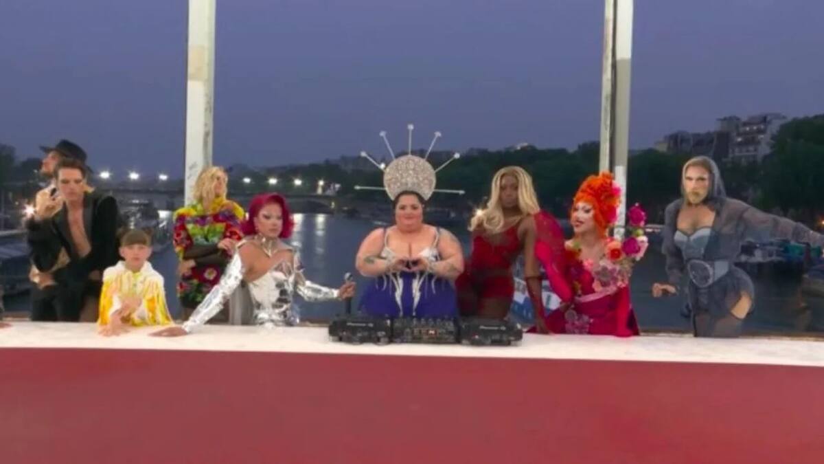 La secuencia que generó polémica mundial. Foto: NA.