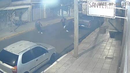 Asalto y un joven baleado en la cabeza en San Justo. Foto: Captura de video.