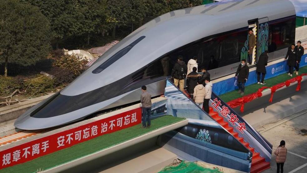 Maglev 554 China presentó su nuevo tren maglev, el más rápido del mundo: alcanzará ...