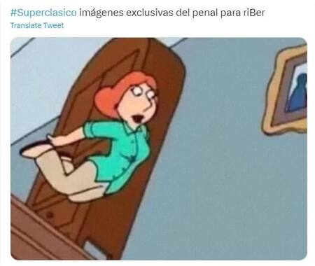 Los memes del Superclásico. Foto: captura.