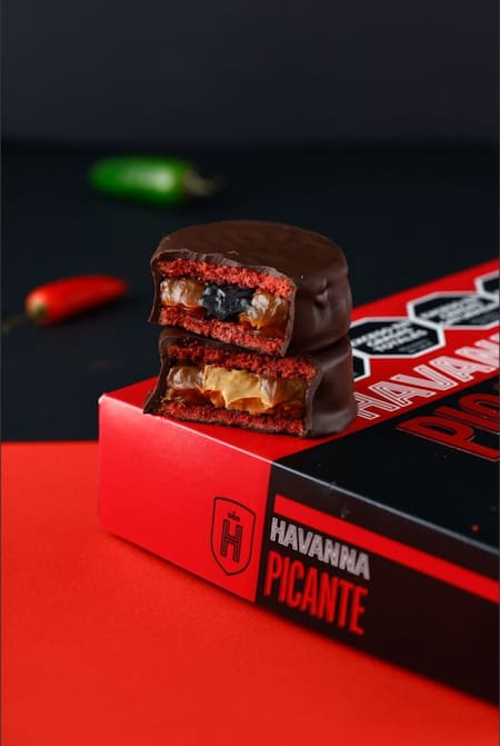 Alfajores Havanna picantes. Foto: Havanna