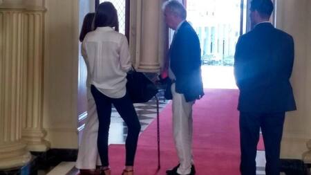 Zulemita Menem y Alberto Kohan, Casa Rosada, Twitter