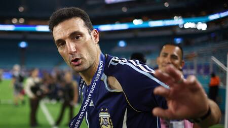 Lionel Scaloni, entrenador de la Selección Argentina. Foto: Reuters.