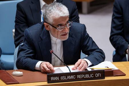 Amir Saeid Iravani, embajador de Irán en la ONU. Foto: Reuters (Eduardo Muñoz)