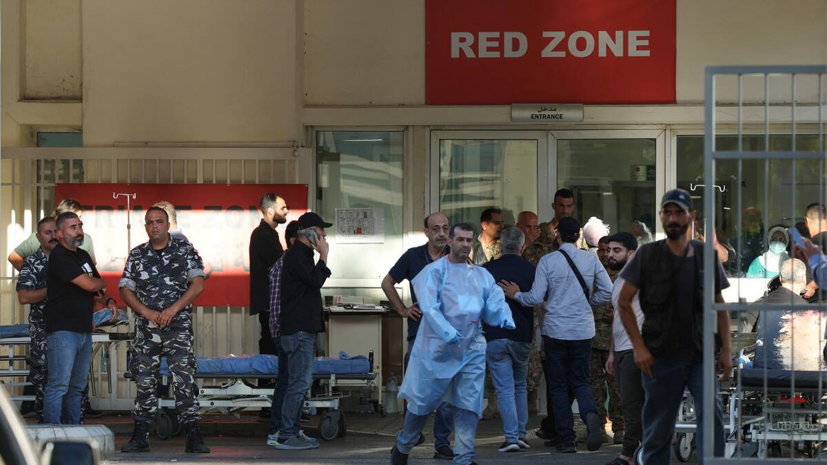 Muertos y heridos tras masiva explosión de localizadores en el Líbano. Foto: REUTERS.