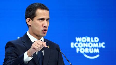 Guaidó, Venezuela, Davos, REUTERS