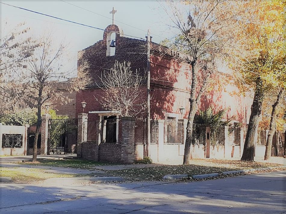 Primera iglesia de Justo Daract. Fuente: Wikimedia