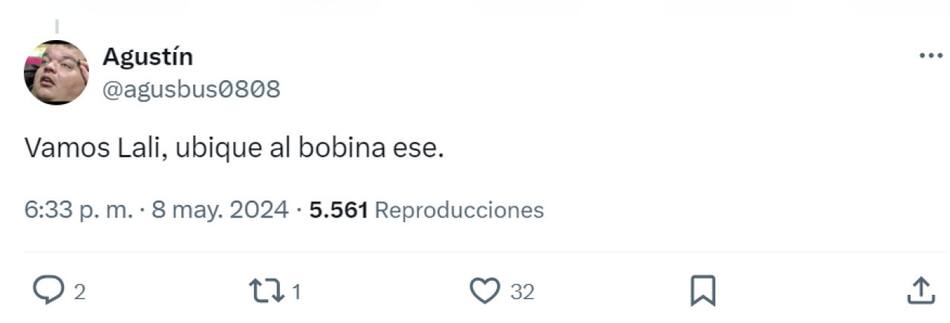 Los comentarios de los fans de Lali. Foto: X.