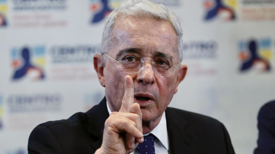 Álvaro Uribe, expresidente colombiano. Foto: EFE
