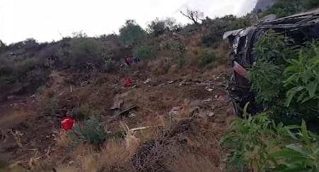 Accidente en Perú. Foto: captura de pantalla.
