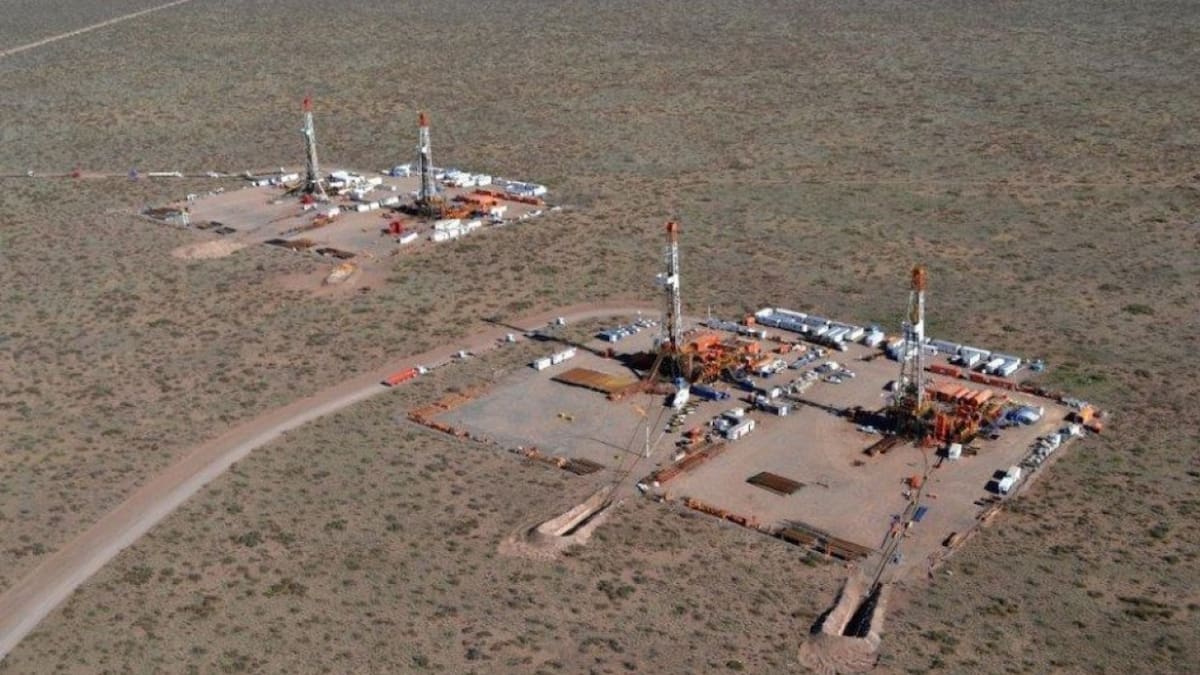 El yacimiento petrolífero de Vaca Muerta. Foto: NA.
