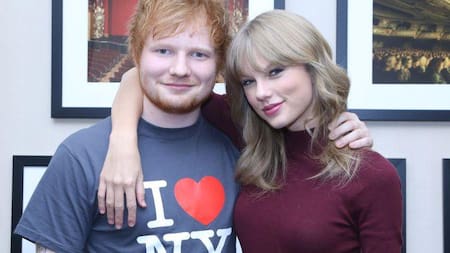 Ed Sheeran y Taylor
