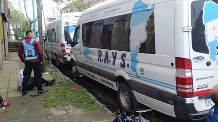 La Boca - ataque a combi