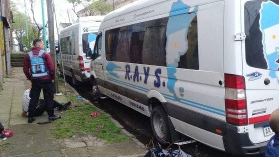 La Boca - ataque a combi