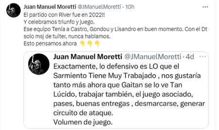 La respuesta de Juan Manuel Moretti, cantante de Estelares. Foto: Captura.