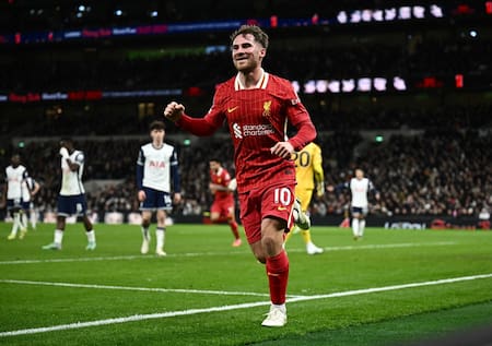 Alexis Mac Allister; Liverpool. Foto: Reuters.