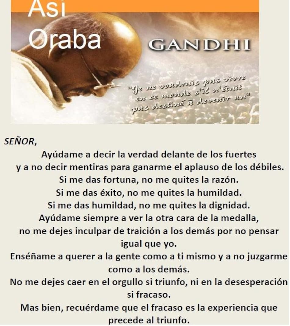Frases del 2018 - Gandhi