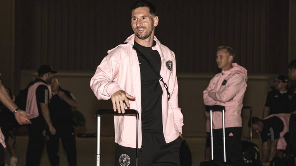 Lionel Messi en El Salvador. Foto: @InterMiamiCF.