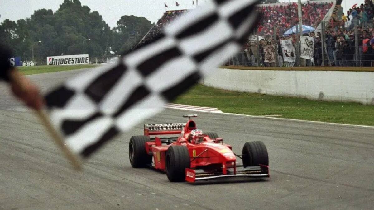 Michael Schumacher, el ganador del Gran Premio de la Argentina 1998 de la Fórmula 1.
