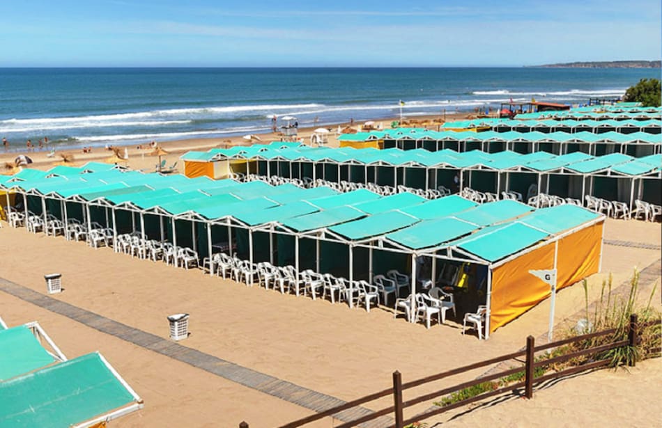 Un balneario en la costa atlántica. Foto: Google Maps