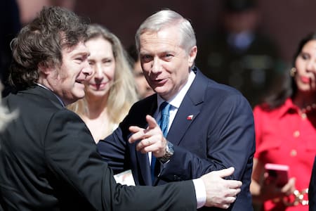 Javier Milei y José Antonio Kast en chile