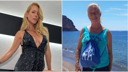 Nicole Neumann y su madre. Fotos: Instagram.