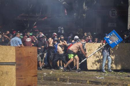 Reforma Previsional - Incidentes frente al Congreso (NA)