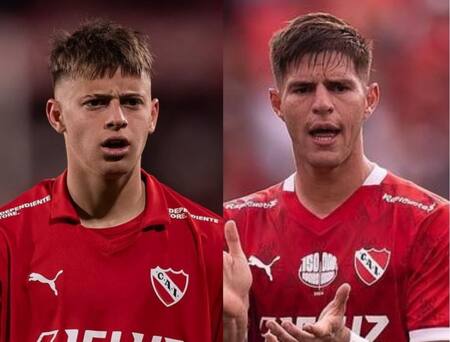 Marco Pellegrino y Diego Tarzia, Independiente. Fotos: Instagram