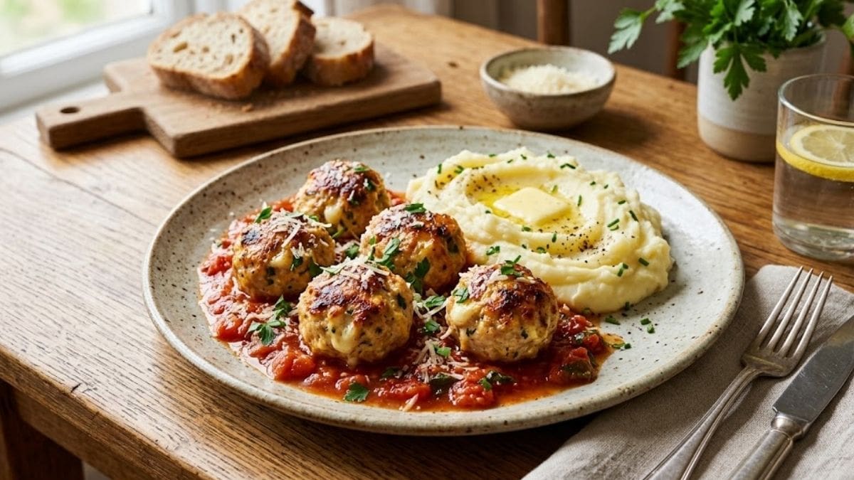 Albóndigas de pollo con queso: receta fácil y rápida en 35 minutos