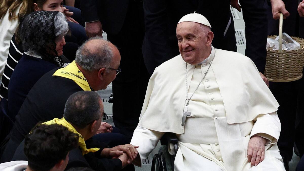 Papa Francisco en el Vaticano. Foto: REUTERS.