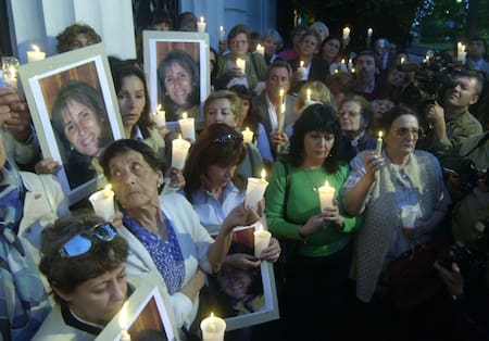 Marcha por Maria Marta García Belsunce. Foto: NA.