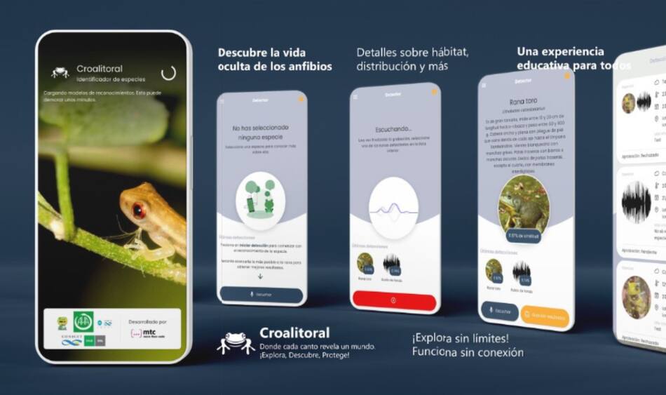 Científicos argentinos crean la primer aplicación para detectar anfibios en Sudamérica. Foto: Captura de PlayStore