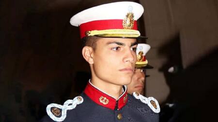 Soldado asesinado en bautismo. Foto: NA.