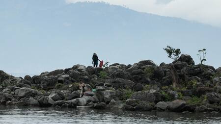 Laguna de San Pedro, Guatemala. Foto: EFE.