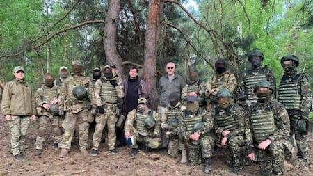 Parte de la Legión Libertad de Rusia. Fuente: Twitter (@legion_svoboda).