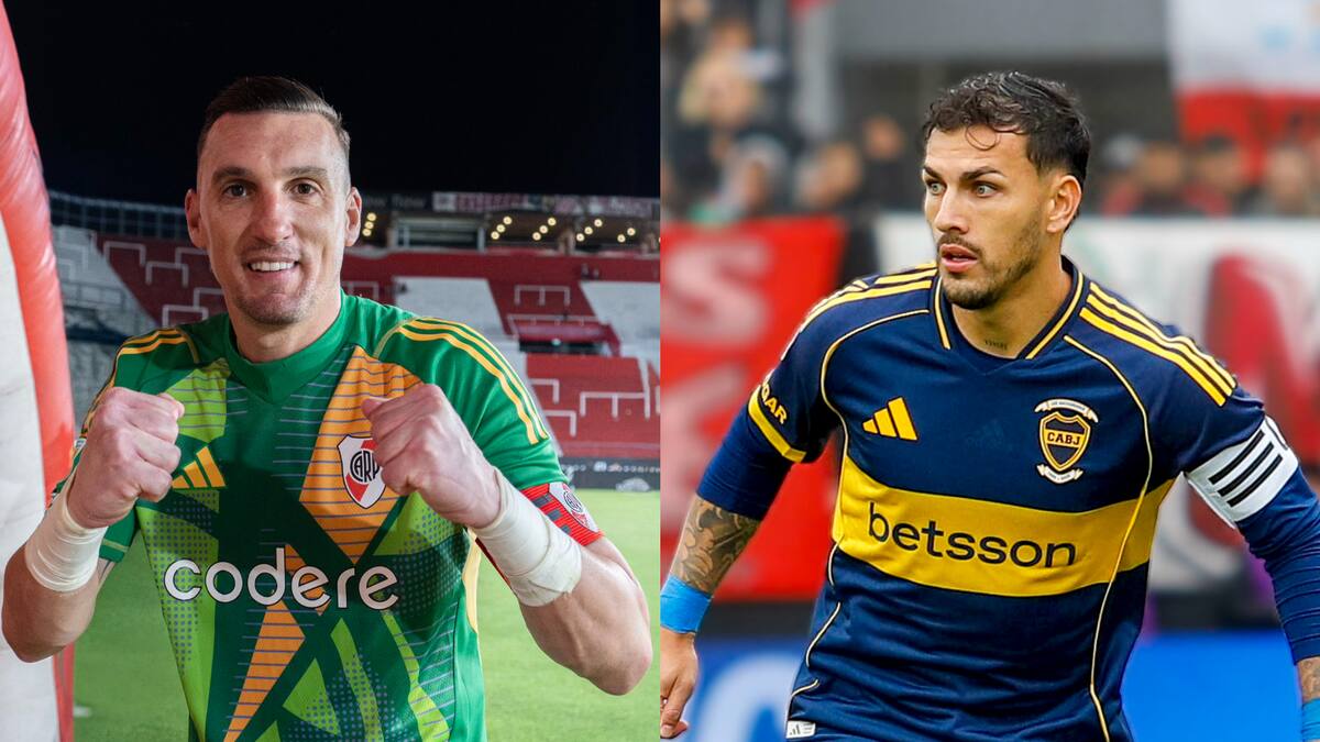 Franco Armani y Leandro Paredes, dos de los campeones del mundo que estarán presentes en el Superclásico.