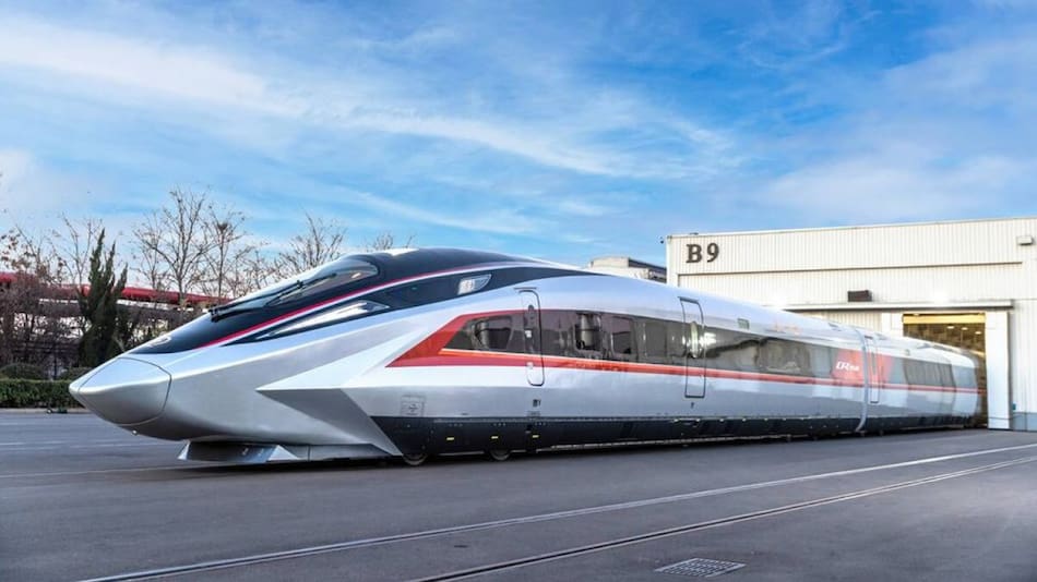 Tren de máxima velocidad de China. Foto: China Railway.