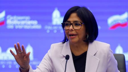 Delcy Rodríguez, vicepresidente de Venezuela. Foto: Reuters.