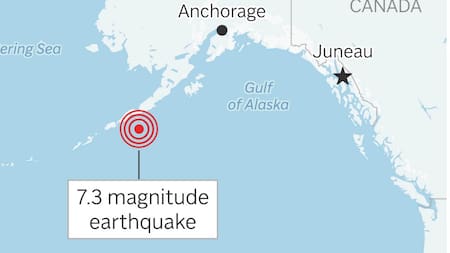 Terromoto y alerta de tsunami en Alaska.