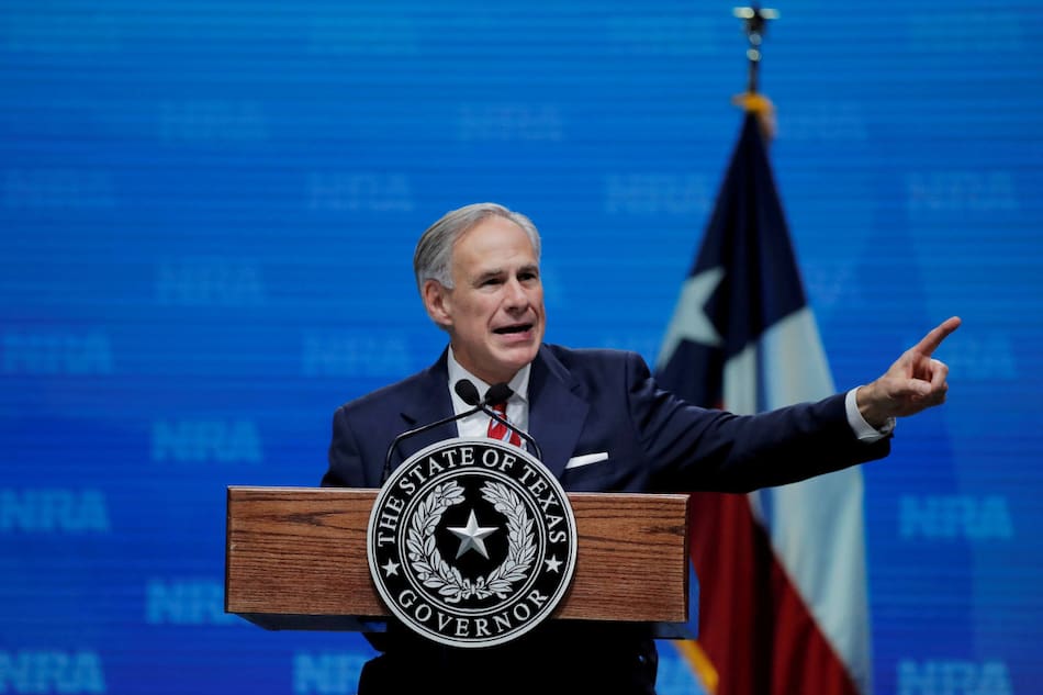 Greg Abbott, gobernador de Texas. Foto: Reuters