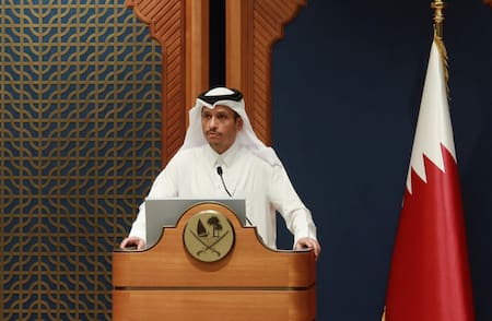 Mohammed bin Abdulrahman Al Thani., primer ministro de Qatar. Foto: Reuters.