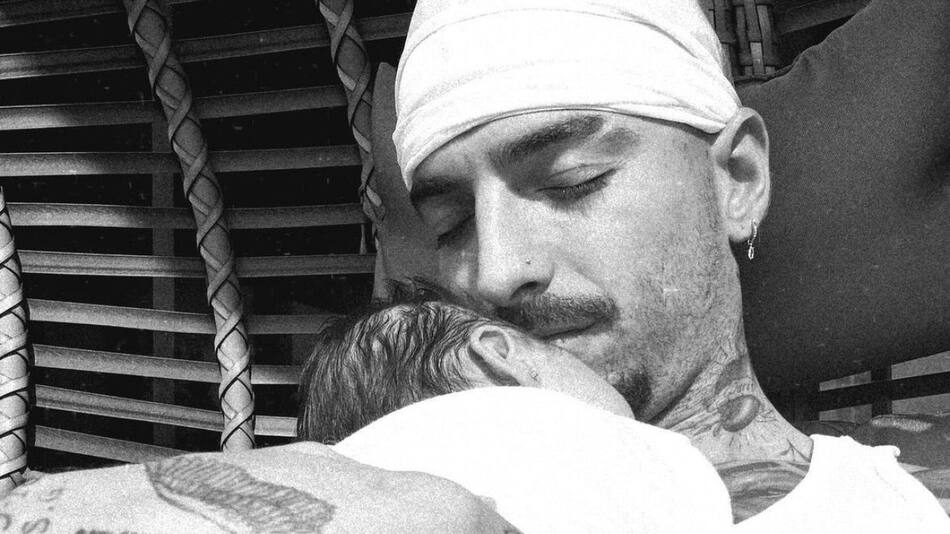 Maluma con su hija. Foto: @maluma