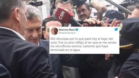 Mauricio Macri le sacó el micrófono a un periodista