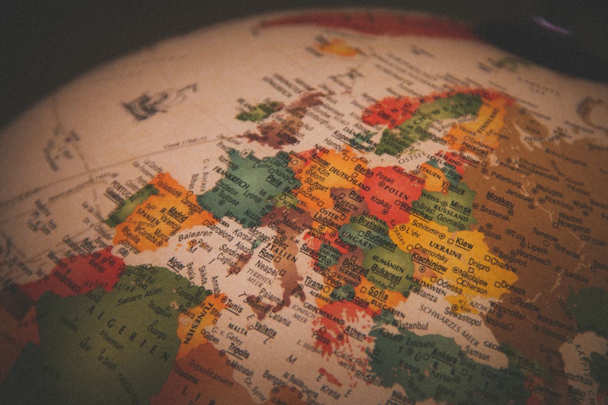 Mapa de Europa. Foto: Unsplash