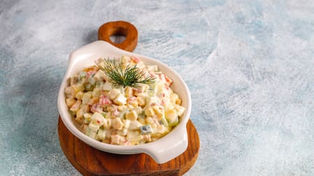 El secreto para hacer la mejor ensalada rusa.