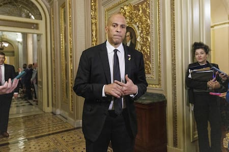 Cory Booker, senador de Estados Unidos. Foto: EFE.