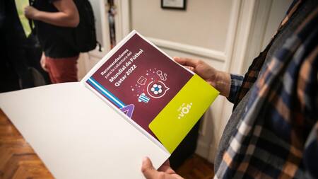 Manual de recomendaciones de cobertura en Qatar 2022. Foto: Télam.