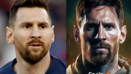 Messi con IA. Foto: TikTok/charactercraze
