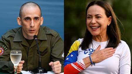 El gendarme argentino Nahuel Gallo habló con María Corina Machado tras ser liberado después de 448 días preso en Venezuela