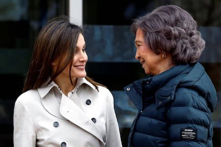 Las reinas Letizia y Sofía